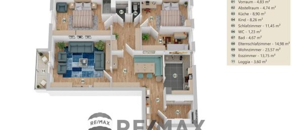 Apartamento de 5 divisões em Favoriten, Austria N.º 128671 20