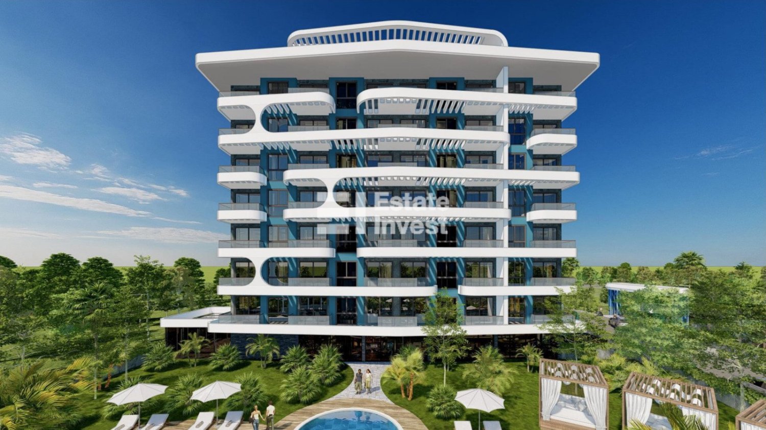 Wohnung 4+1 in Alanya, Turkey, Nr. 26423