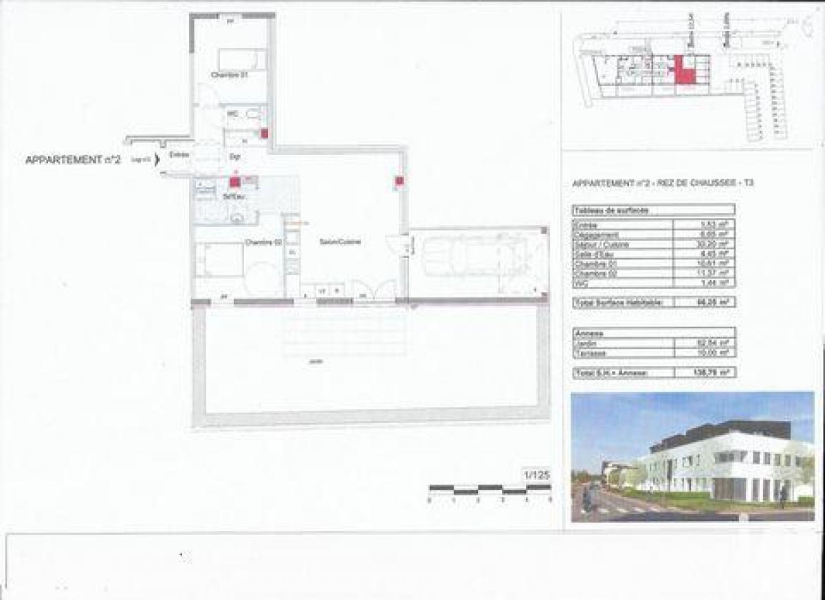 Condominio de 2 dormitorios en Metz, France No. 11113
