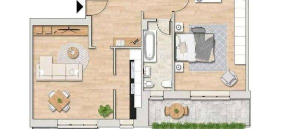 Apartamento de 1 dormitorio en Milan, Italy No. 321295 2