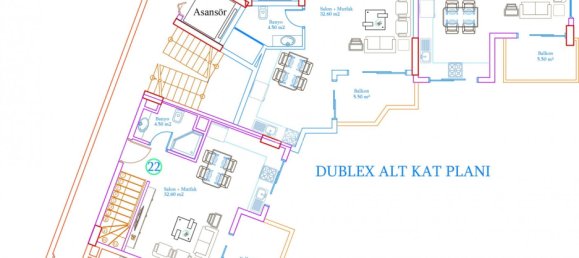 Penthouse 2+1 in Avsallar, Turkey No. 2730 3