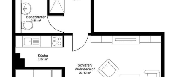 1 Schlafzimmer Wohnung in München, Germany, Nr. 357307 5