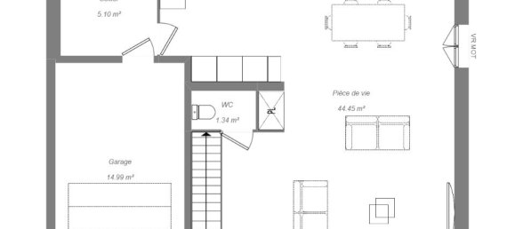 Casa de 4 dormitorios en Mazieres-de-Touraine, France No. 325519 4