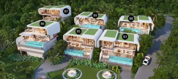 4 chambres villa à vendre à Ko Samui, Surat Thani, Southern Thailand, Thailand № 79581 3