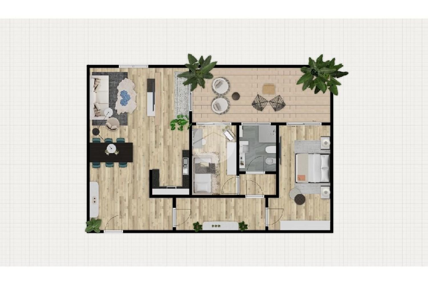 3غرفة شقة في Terni, Italy رقم 178209