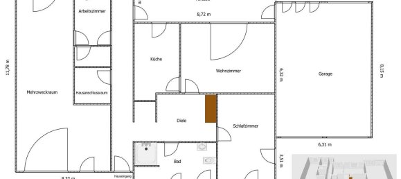 Дом с 6 комнатами в Даме-Шпревальд, Германия № 352271 26