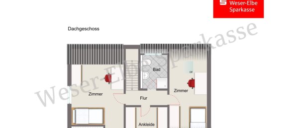 Дом с 5 комнатами в Cuxhaven, Германия № 336675 33