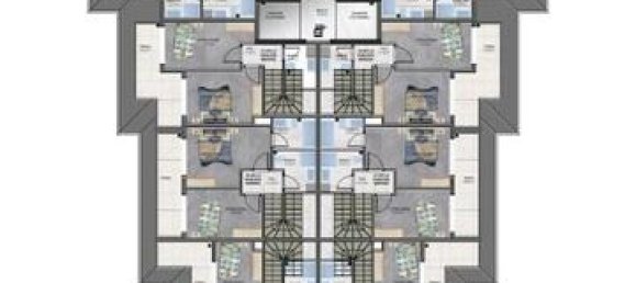 Penthouse de 2 divisões em Alanya, Turkey N.º 9801 10