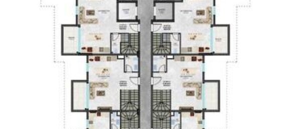 Penthouse de 2 divisões em Alanya, Turkey N.º 9801 9