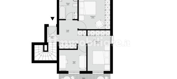 Квартира с 2 спальнями в Ардженьо, Италия № 238743 14