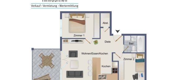 3 rooms Apartment in Ulm, Germany No. 370077 14