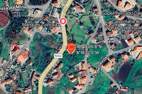  قطعة أرض في Lousada, Portugal 3308متر مربع رقم 85519