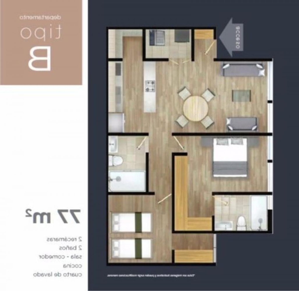 2 غرف نوم شقة في Mexicali, Mexico رقم 157150