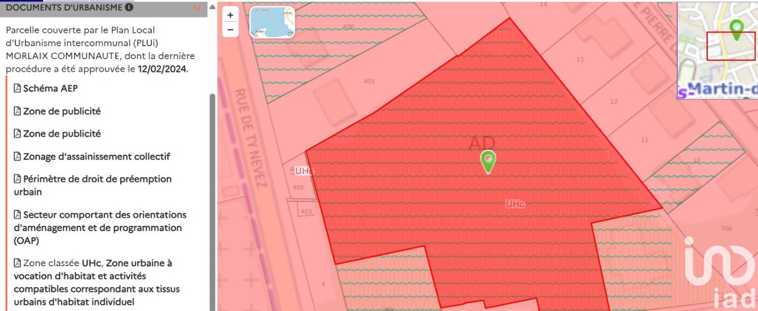 Grundstück in Morlaix, France 5827m², Nr. 308712