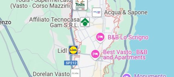 Квартира с 3 комнатами в Васто, Италия № 180707 5