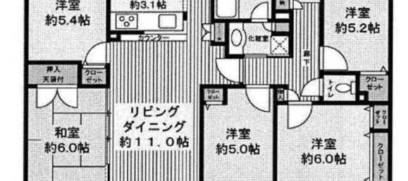 5 chambres Appartement à Saitama, Japan No. 3368 2