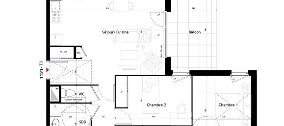 Apartamento de 2 dormitorios en L'Arbresle, France No. 264988 4