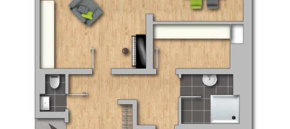 1 bedroom Apartment in Dusseldorf, Germany No. 7565 17