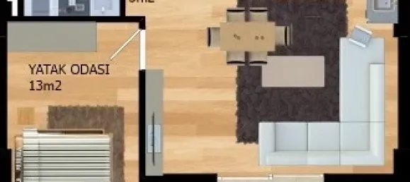 شقة 1+1 في Alanya, Turkey رقم 32567 18