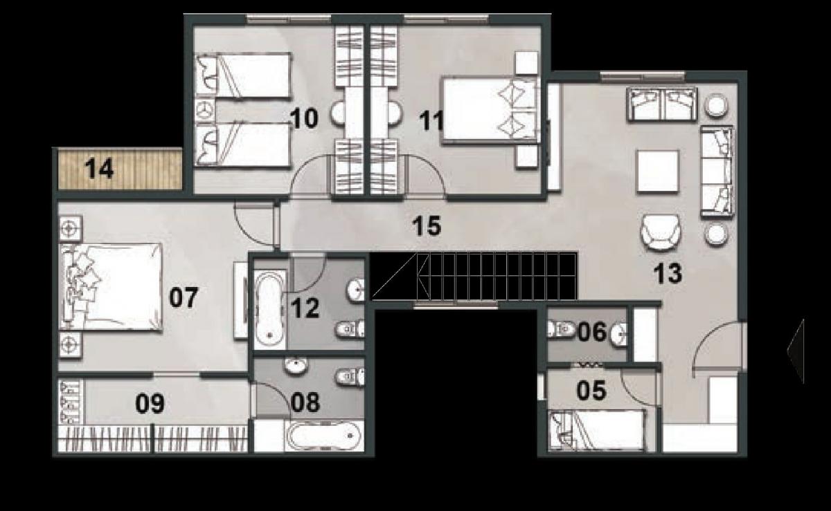 Condominio de 4 dormitorios en New Capital City, Egypt No. 2275