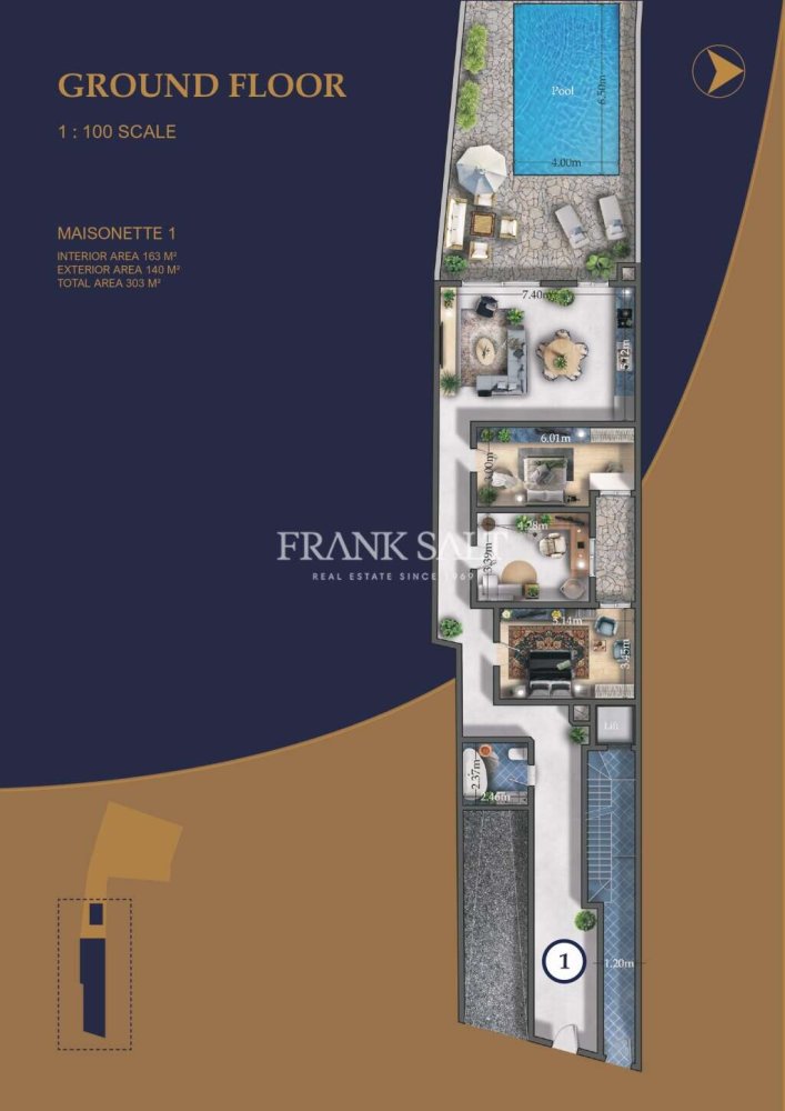 2 bedrooms Maisonette in Xewkija, Malta No. 762