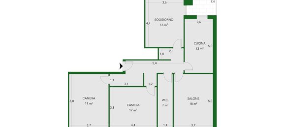 4-Zimmer Wohnung in Bari, Italy, Nr. 34597 29