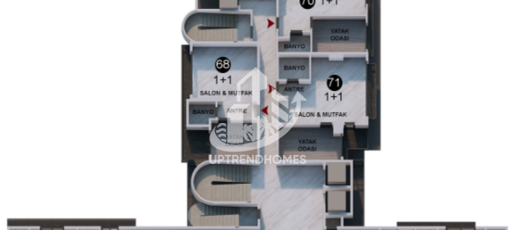 Wohnung 1+1 in Antalya, Turkey, Nr. 17870 9