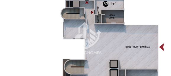 Wohnung 1+1 in Antalya, Turkey, Nr. 17870 11