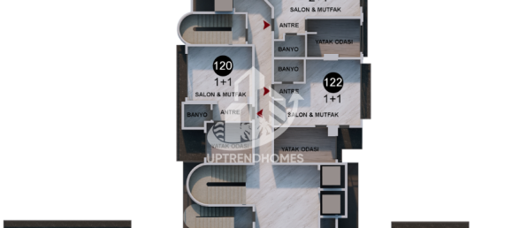 Wohnung 1+1 in Antalya, Turkey, Nr. 17870 3