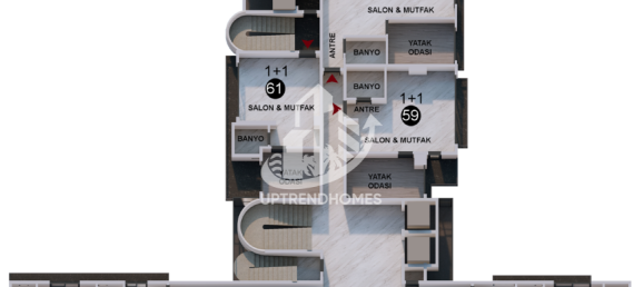 Wohnung 1+1 in Antalya, Turkey, Nr. 17870 10