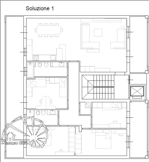 5-Zimmer Penthouse in Prato, Italy, Nr. 23841