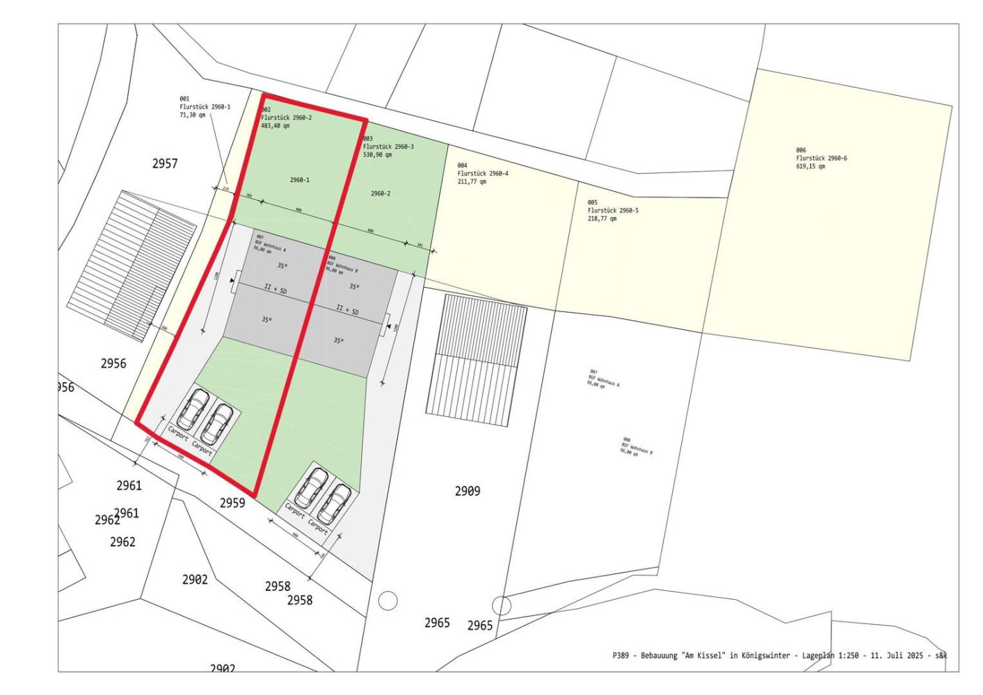 Земельный участок 1014м² в Рейн-Зиг, Германия № 292650