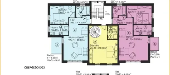 2-salle Appartement à Augsburg, Germany No. 59187 9