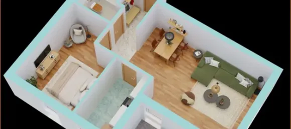 2-salle Appartement à Augsburg, Germany No. 59187 10