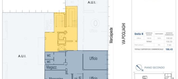  مكتب في Milan, Italy 166متر مربع رقم 381427 50