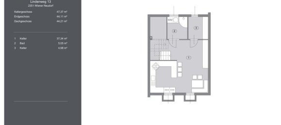 Adosado de 4 habitaciónes en Wiener Neudorf, Austria No. 159244 37