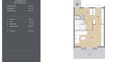 Adosado de 4 habitaciónes en Wiener Neudorf, Austria No. 159244 35