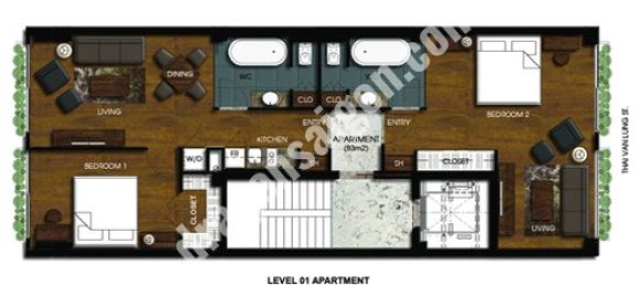 43m² Apartment in District 1, Vietnam No. 11126 5