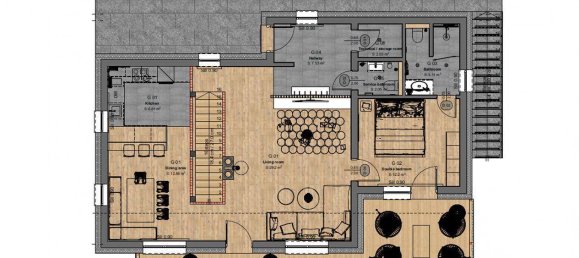 Дом с 3 спальнями в Бад Клайнкирхгайм, Австрия № 107427 20