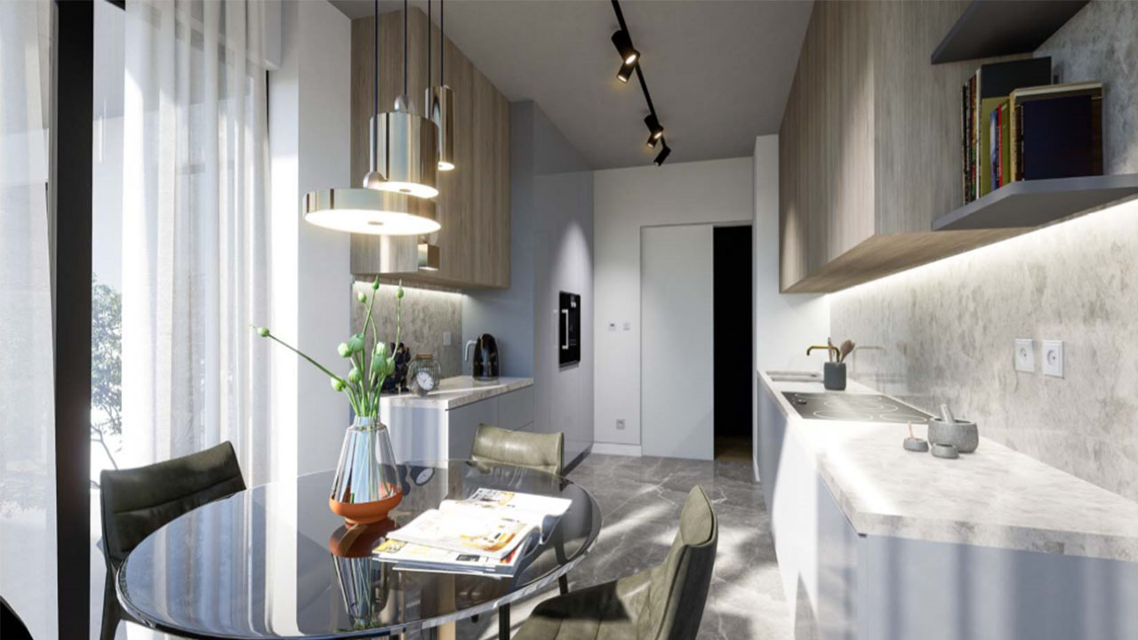 Квартира 2+1 в Rams Garden, Бахчелиэвлер, Турция № 36041