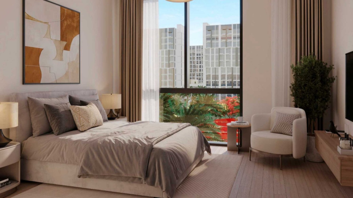 Квартира с 2 спальнями в AYALA, Town Square, ОАЭ № 61760