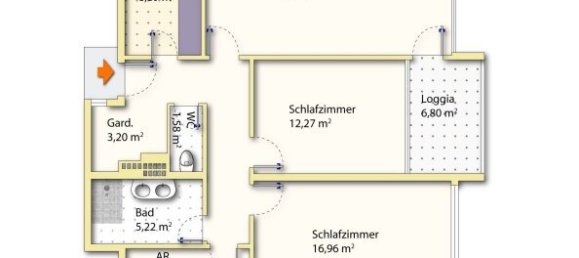3 rooms Apartment in Salzburg, Austria No. 222971 11