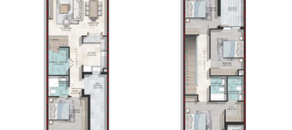 4 Schlafzimmer Stadthaus in Dubai Land, UAE, Nr. 121117 3