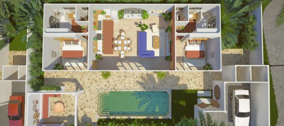 2 غرف نوم فيلا في Boho Terracotta Village, Koh Pha Ngan, Thailand رقم 31754 2