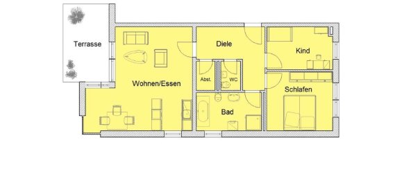 3-Zimmer Wohnung in Augsburg, Germany, Nr. 107482 15