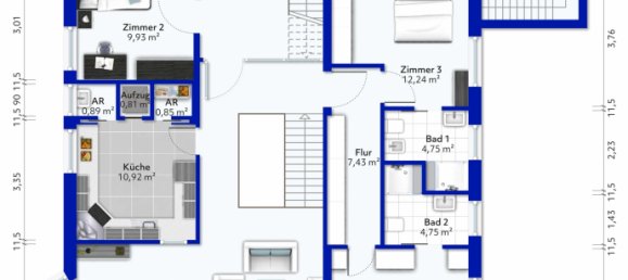 4 Schlafzimmer Haus in Wiesbaden, Germany, Nr. 45863 6