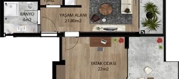 Appartement 2+1 à Aksu, Turkey No. 33081 9