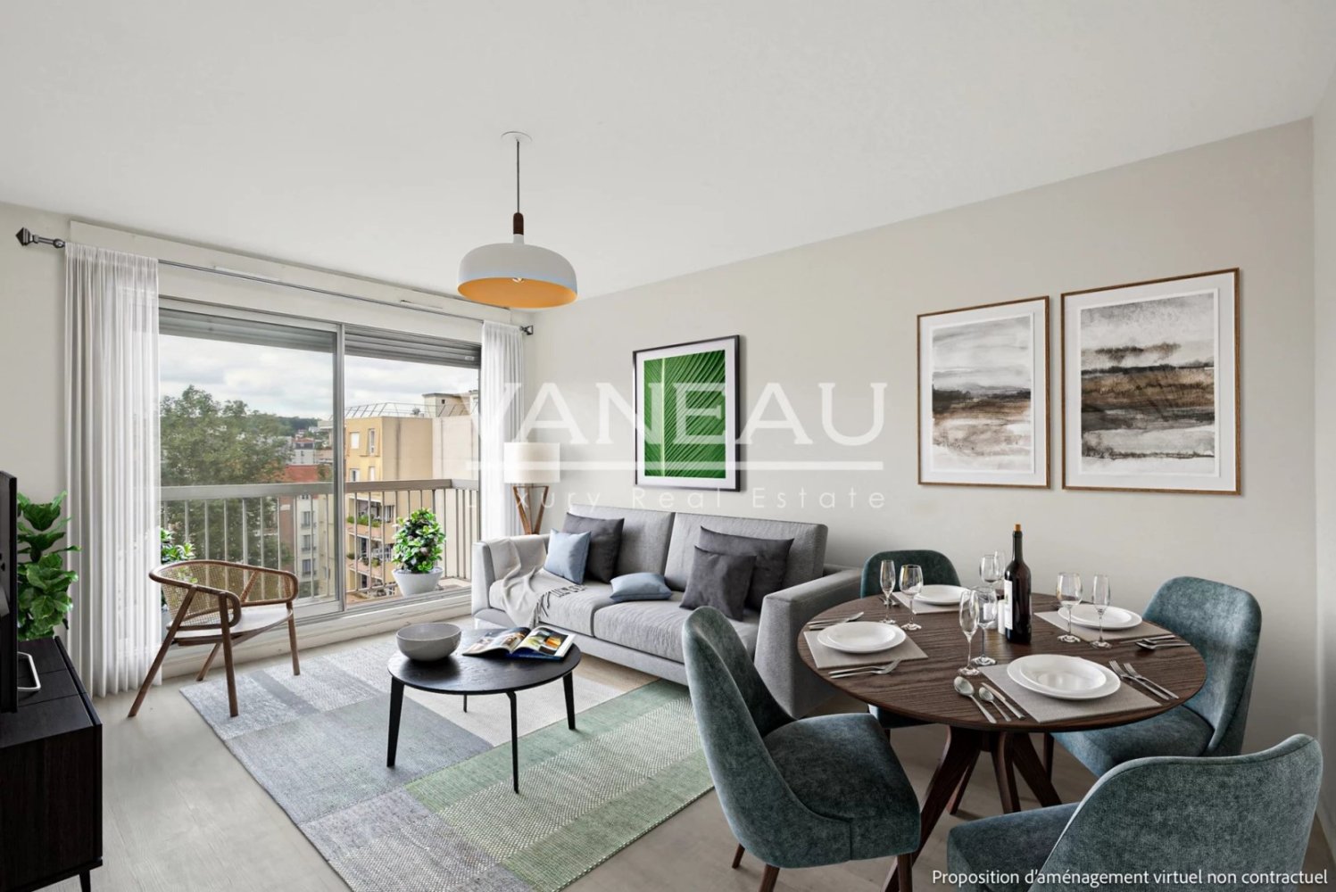 Apartamento de 1 dormitorio en Vincennes, France No. 163059