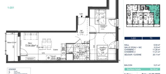 2 bedrooms Apartment in Cucq, France No. 160517 2