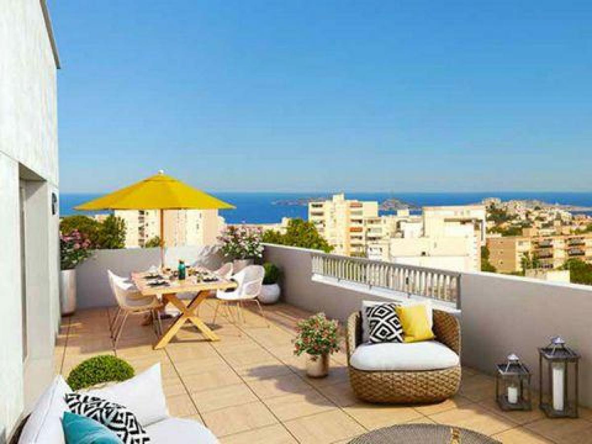 Apartamento com 2 quartos em condomínio em Marseille, France N.º 4822